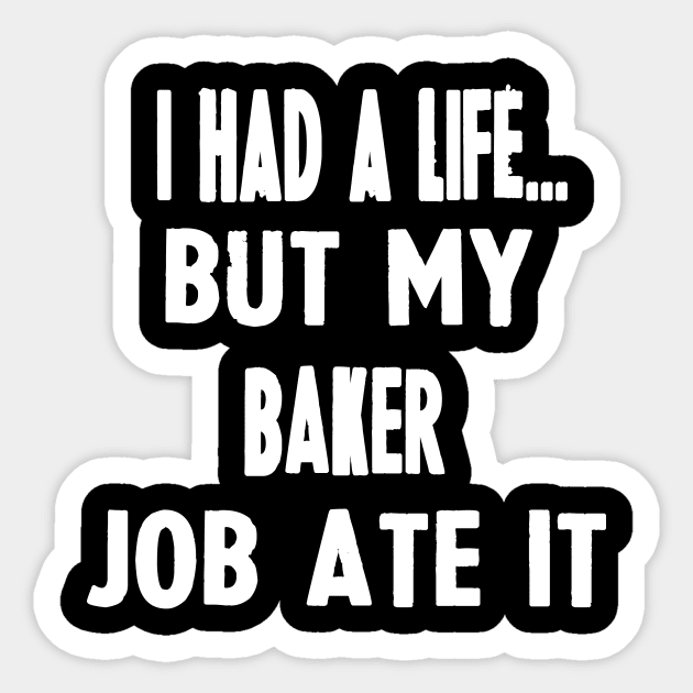 Funny Gifts For Bakers Sticker by divawaddle